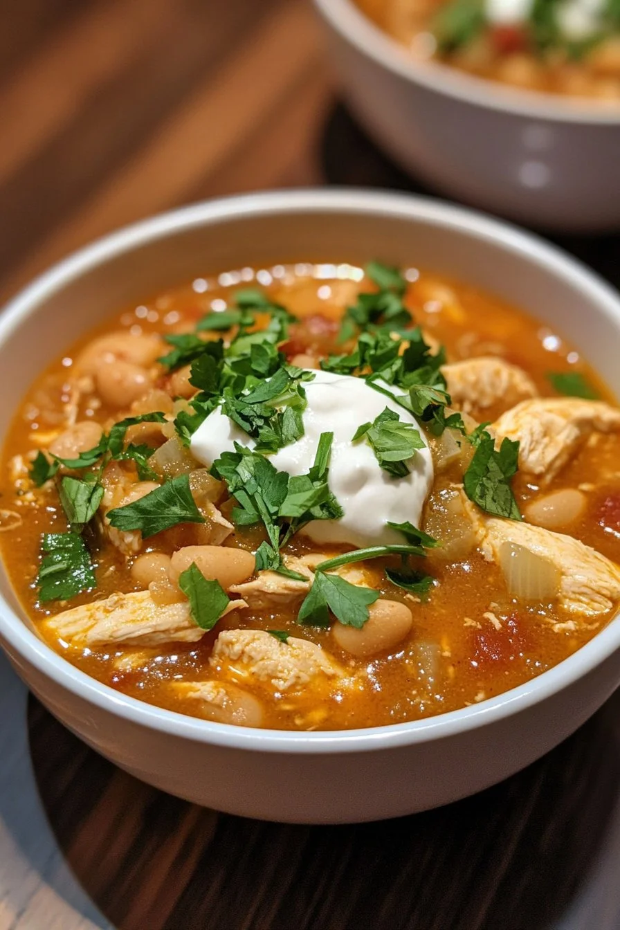 Easy Low Carb Keto White Chicken Chili