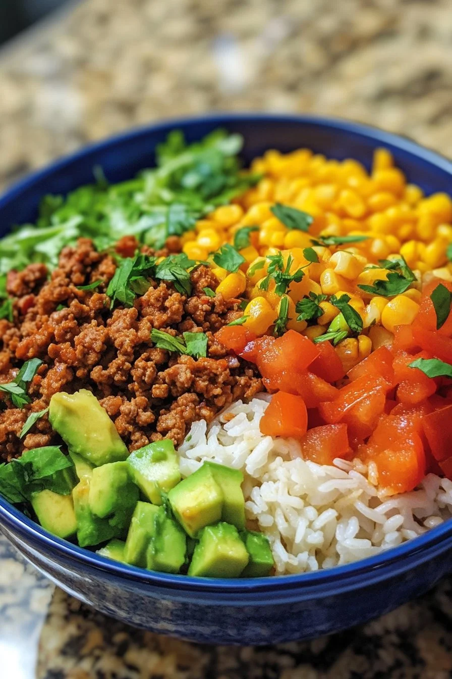 Flavorful Ground Turkey Rice Bowls