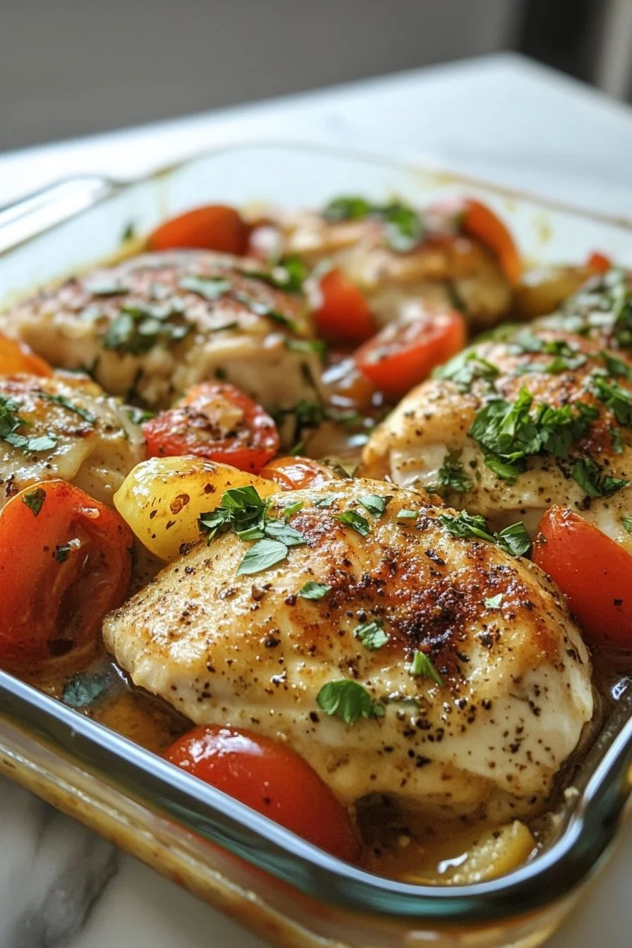 Quick Baked Italian Dressing Chicken