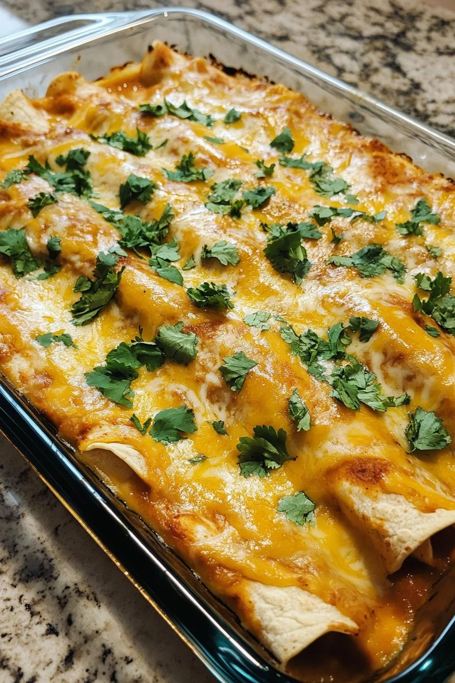 Green Chicken Enchiladas