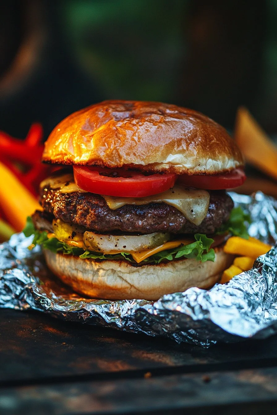 Burger Dinner Foil Packets