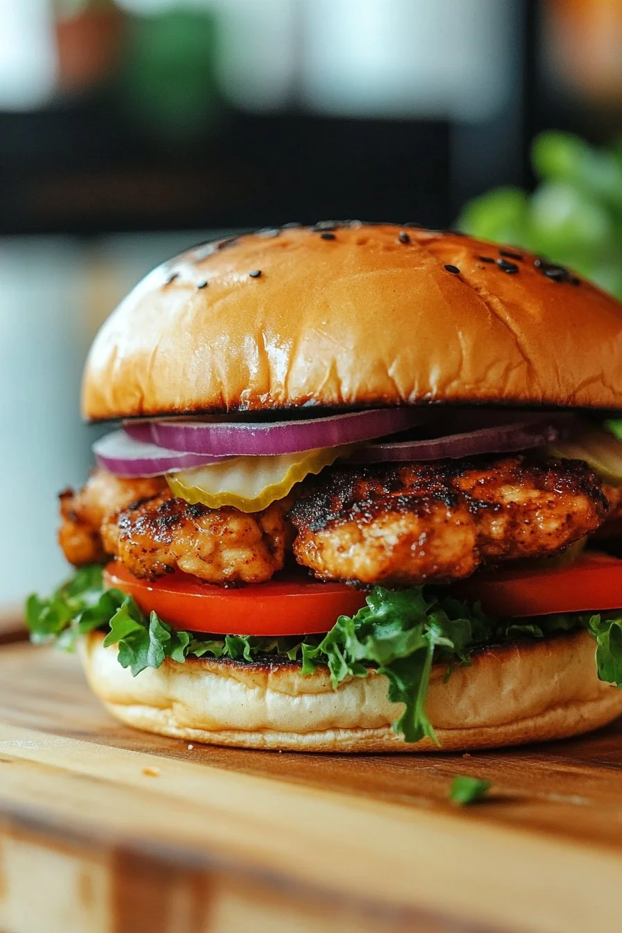 Cajun Chicken Burger