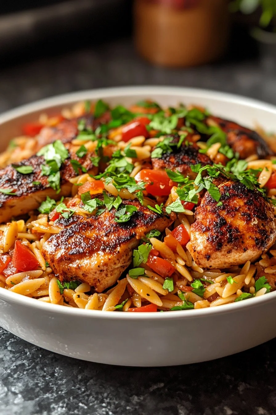 Cajun Chicken Orzo
