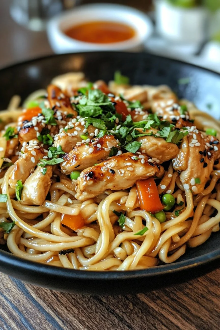 Chicken Teriyaki Noodles