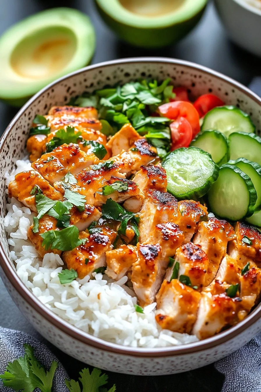 Coconut Chicken Rice Bowl