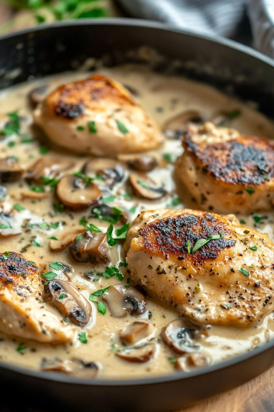 Creamy Mushroom Chicken