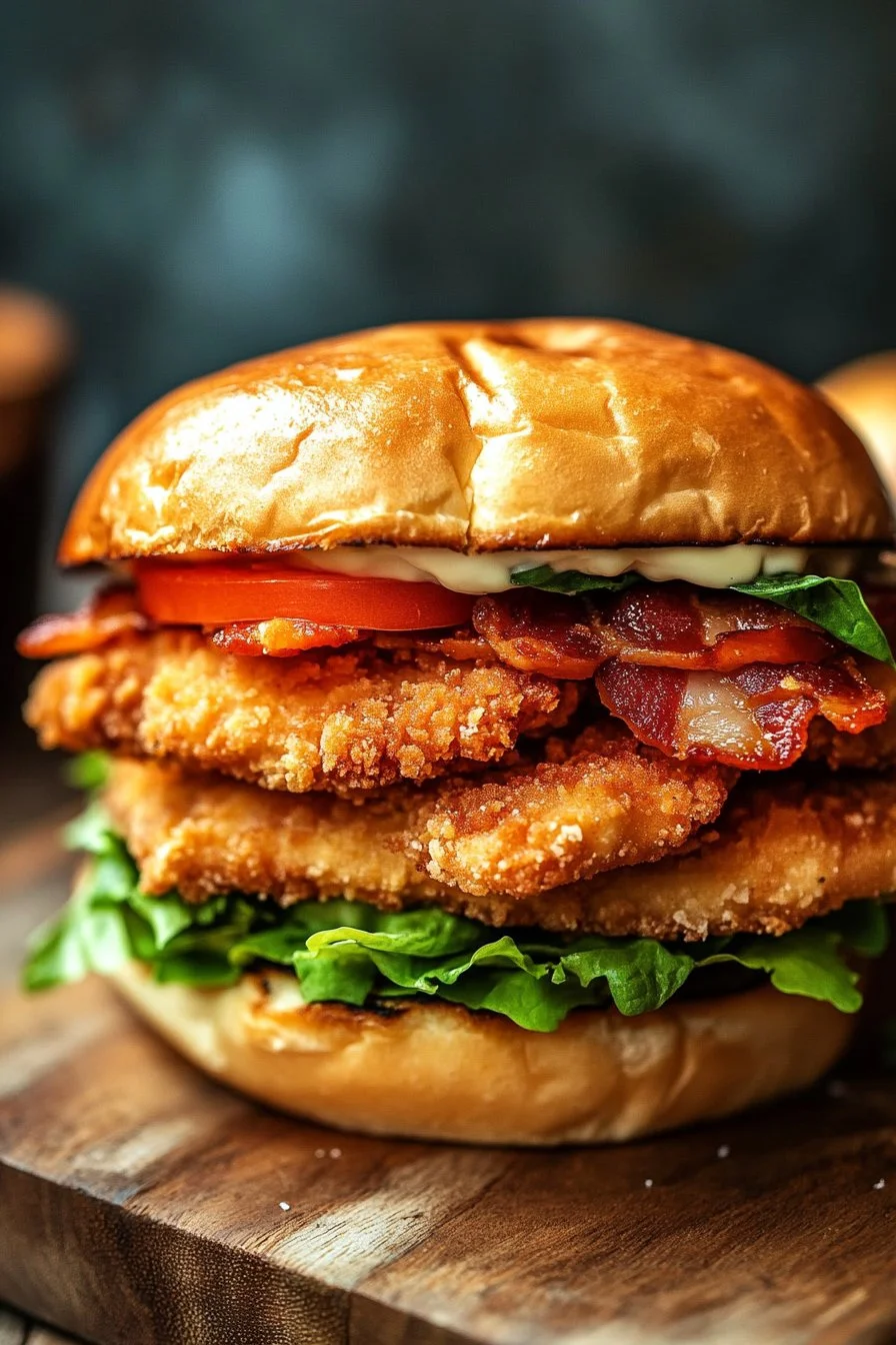 Crispy Chicken Caesar Sandwich