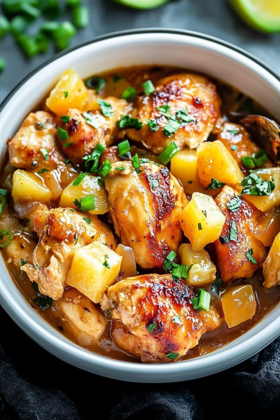 Crockpot Hawaiian Chicken