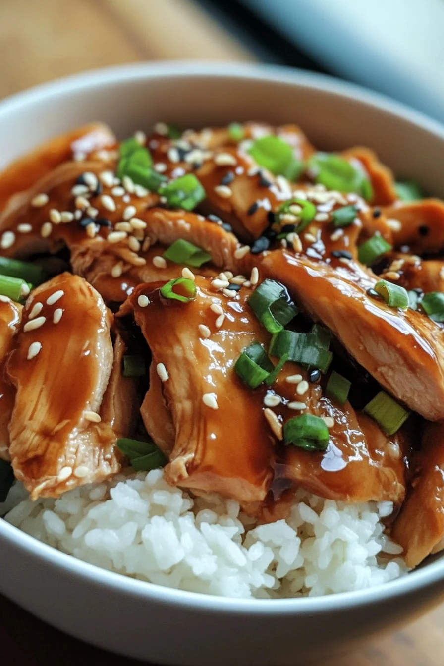 Easy Crockpot Teriyaki Chicken