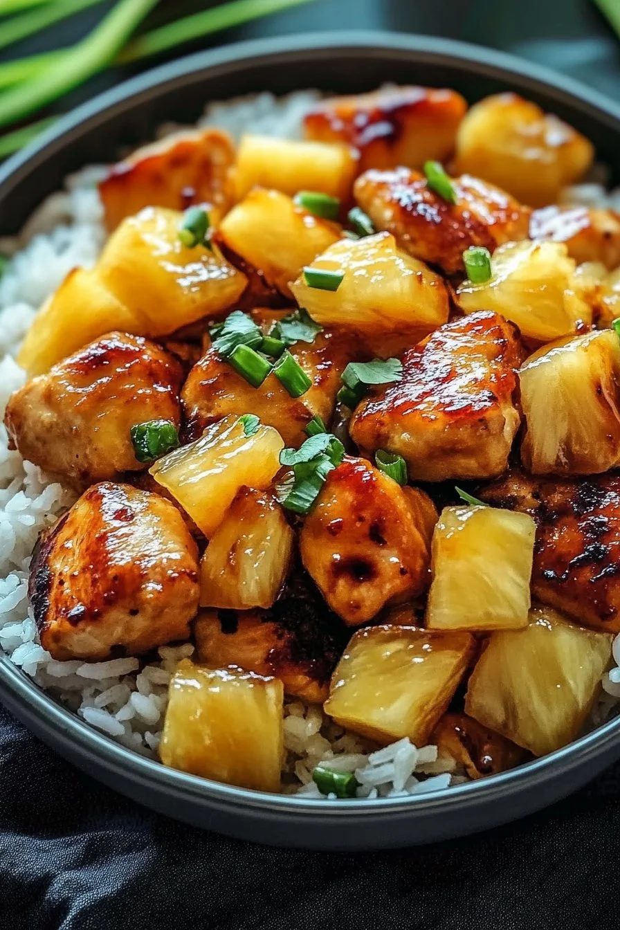 Easy Pineapple Chicken with Rice