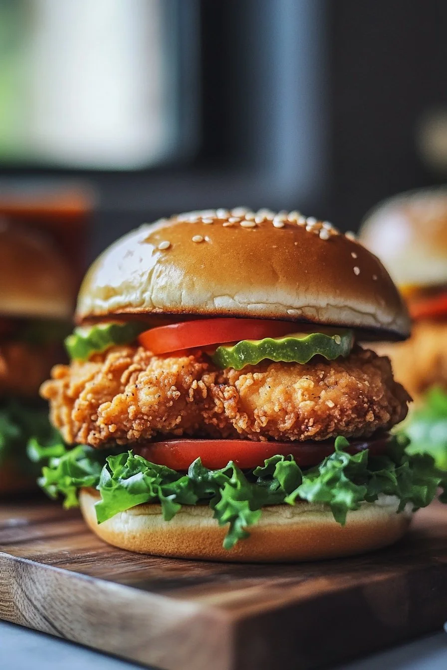 Fried Chicken Burgers