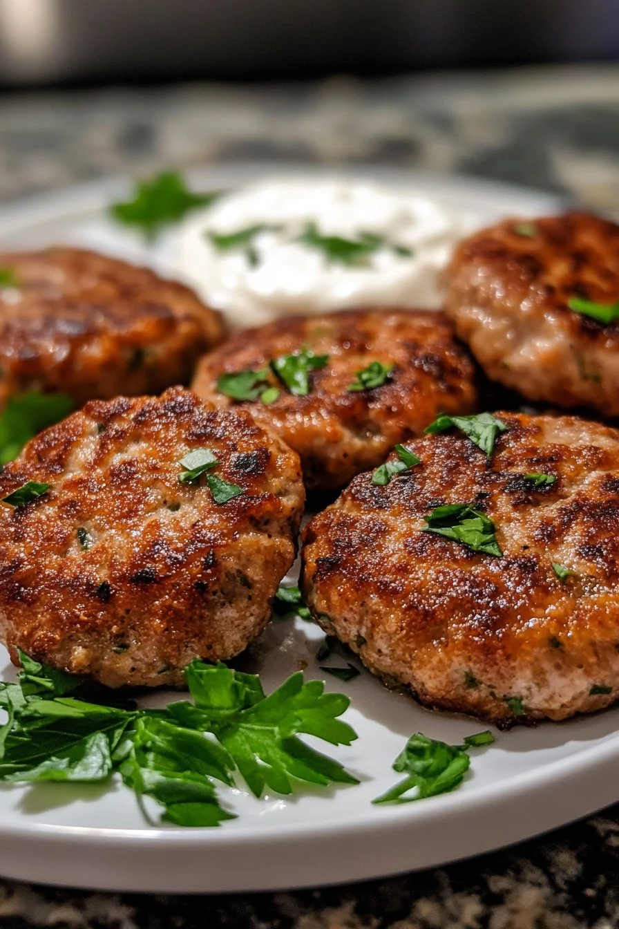 Greek Turkey Patties
