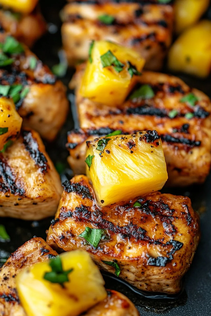 Grilled Mango Pineapple Chicken