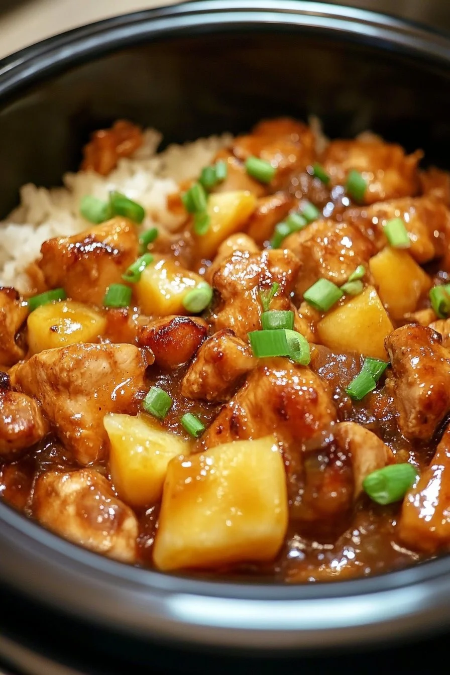 Hawaiian Chicken in the Crock-Pot