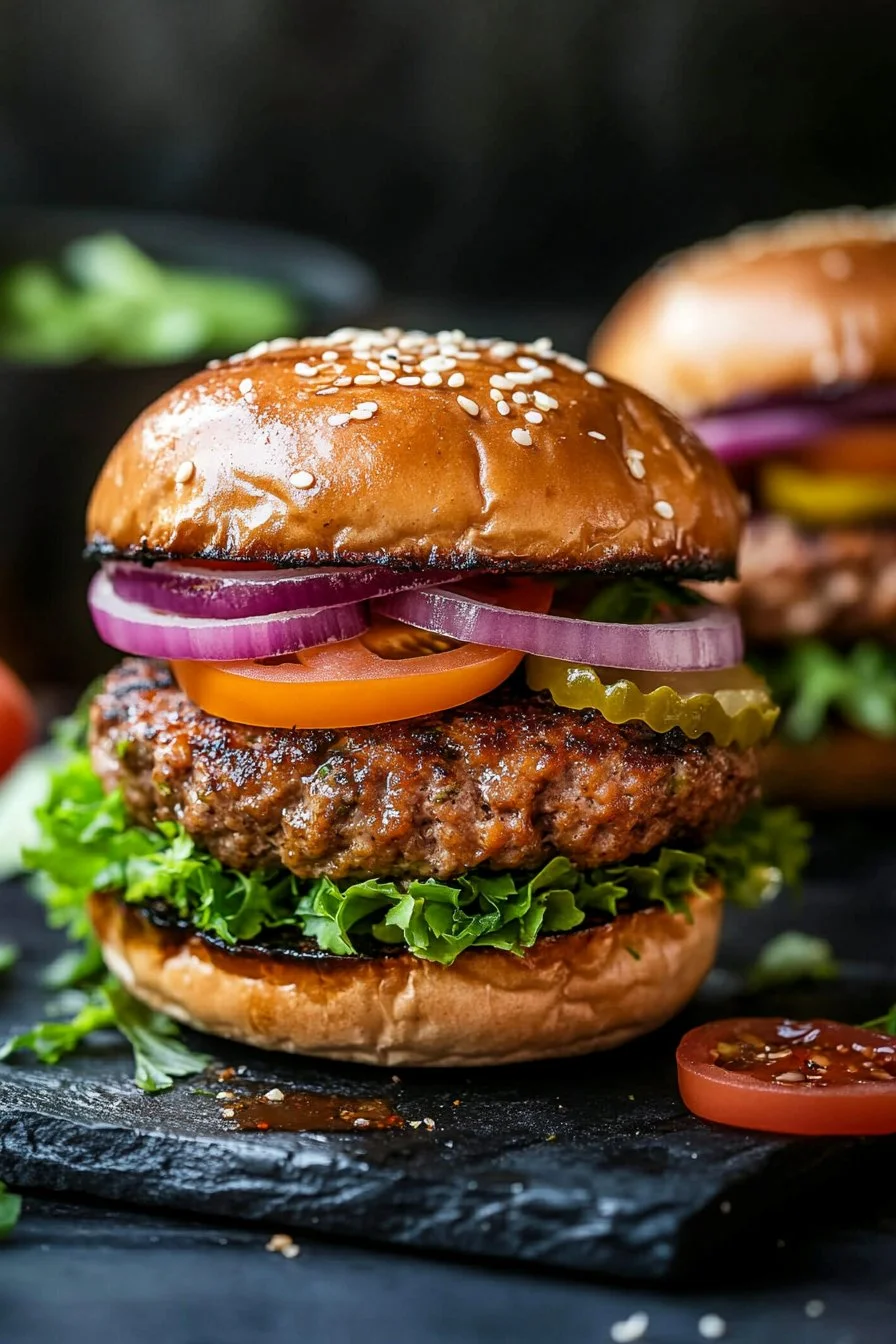 Juicy Ground Turkey Burgers