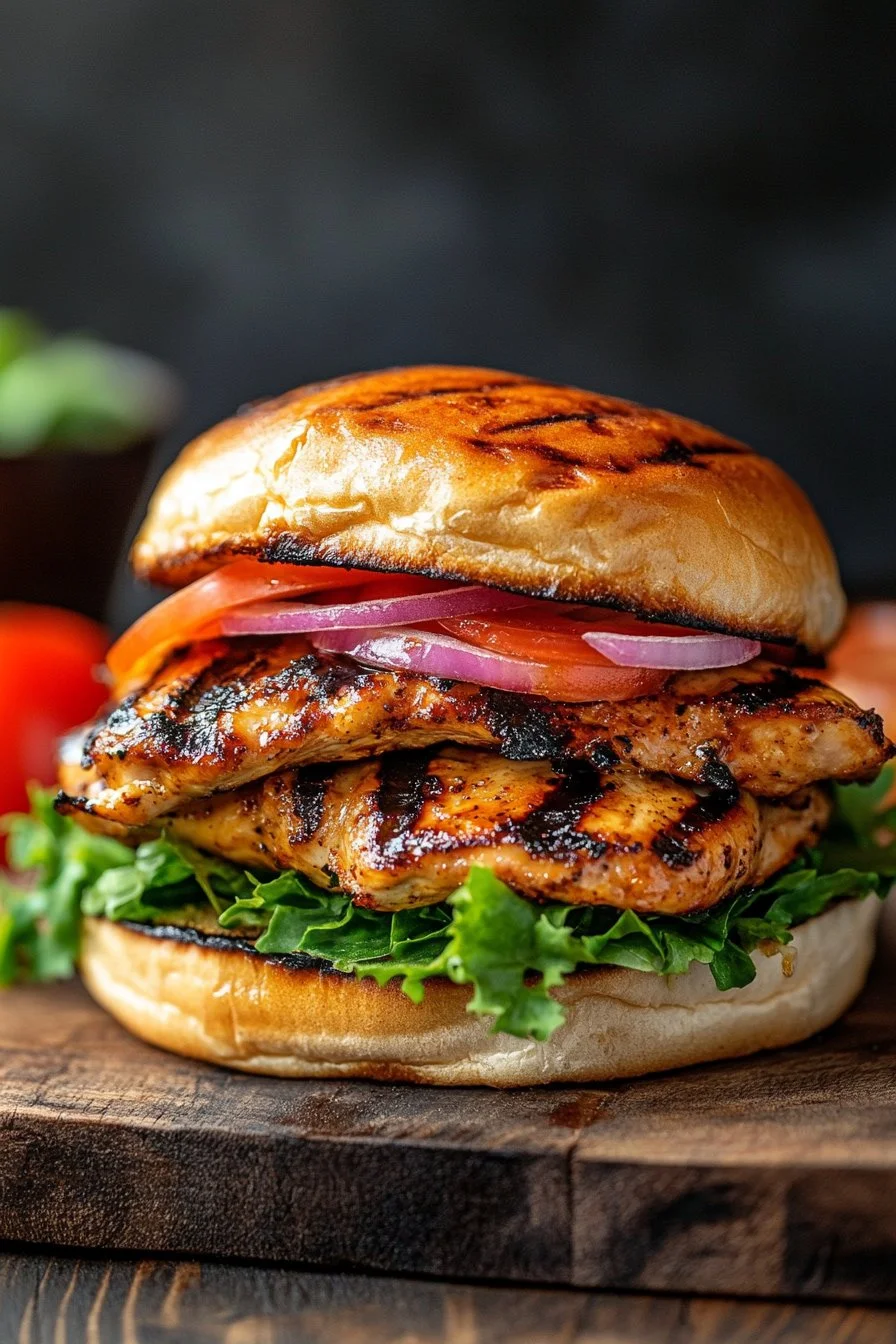 Marinated Grilled Chicken Sandwich