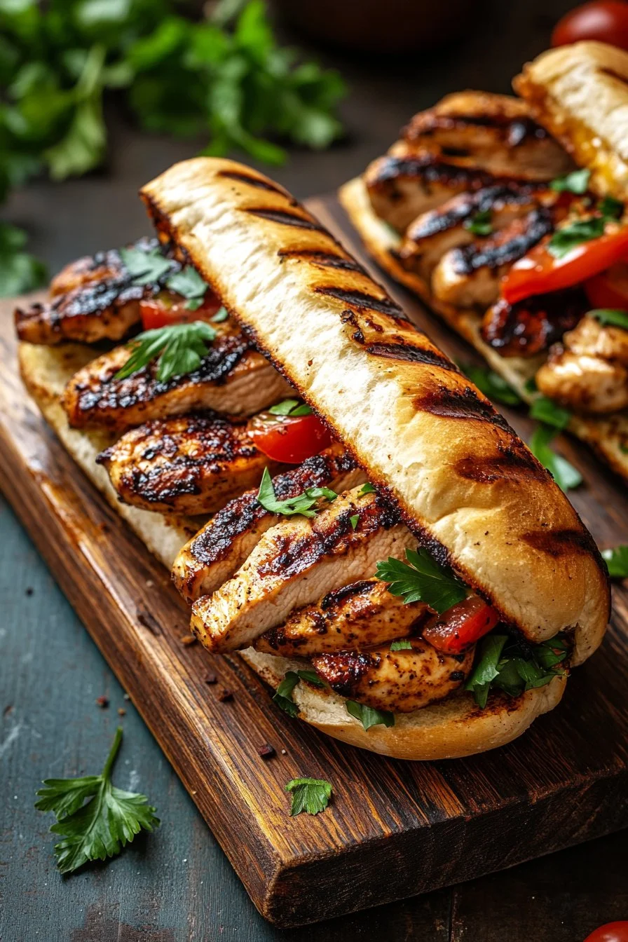 Marinated Grilled Chicken Sandwich