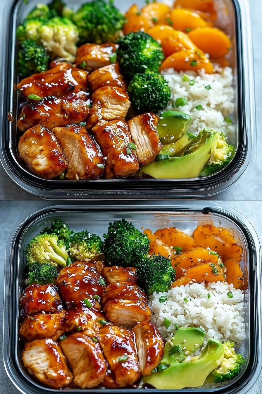 Meal Prep Teriyaki Chicken Bowls