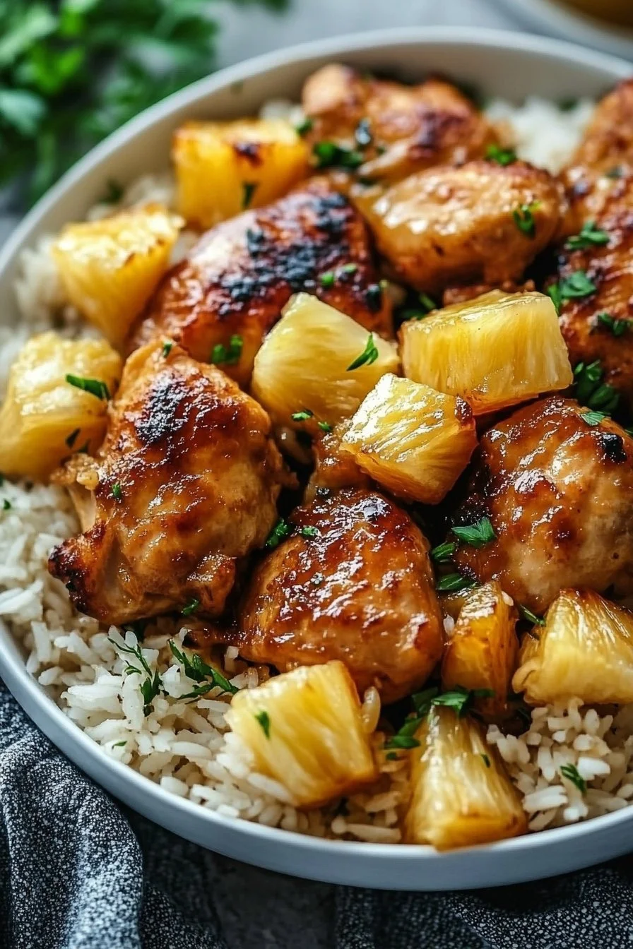 Pineapple Chicken and Rice