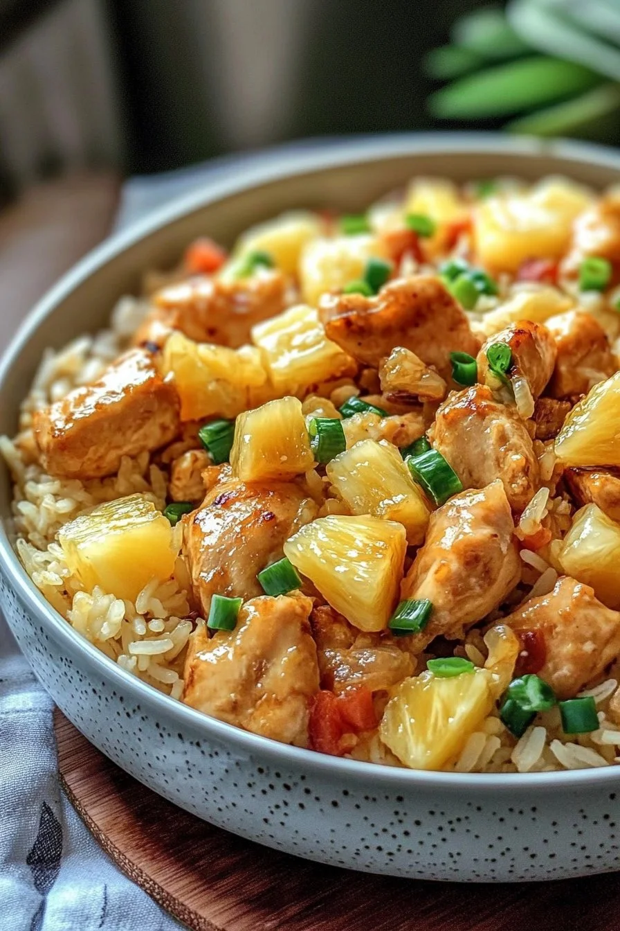 Pineapple Chicken and Rice