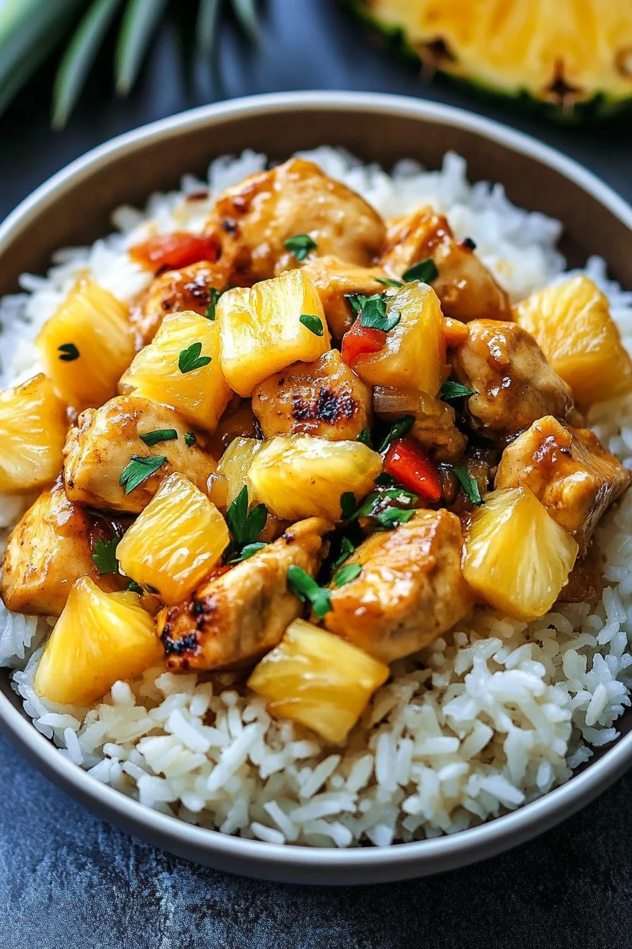 Pineapple Chicken and Rice