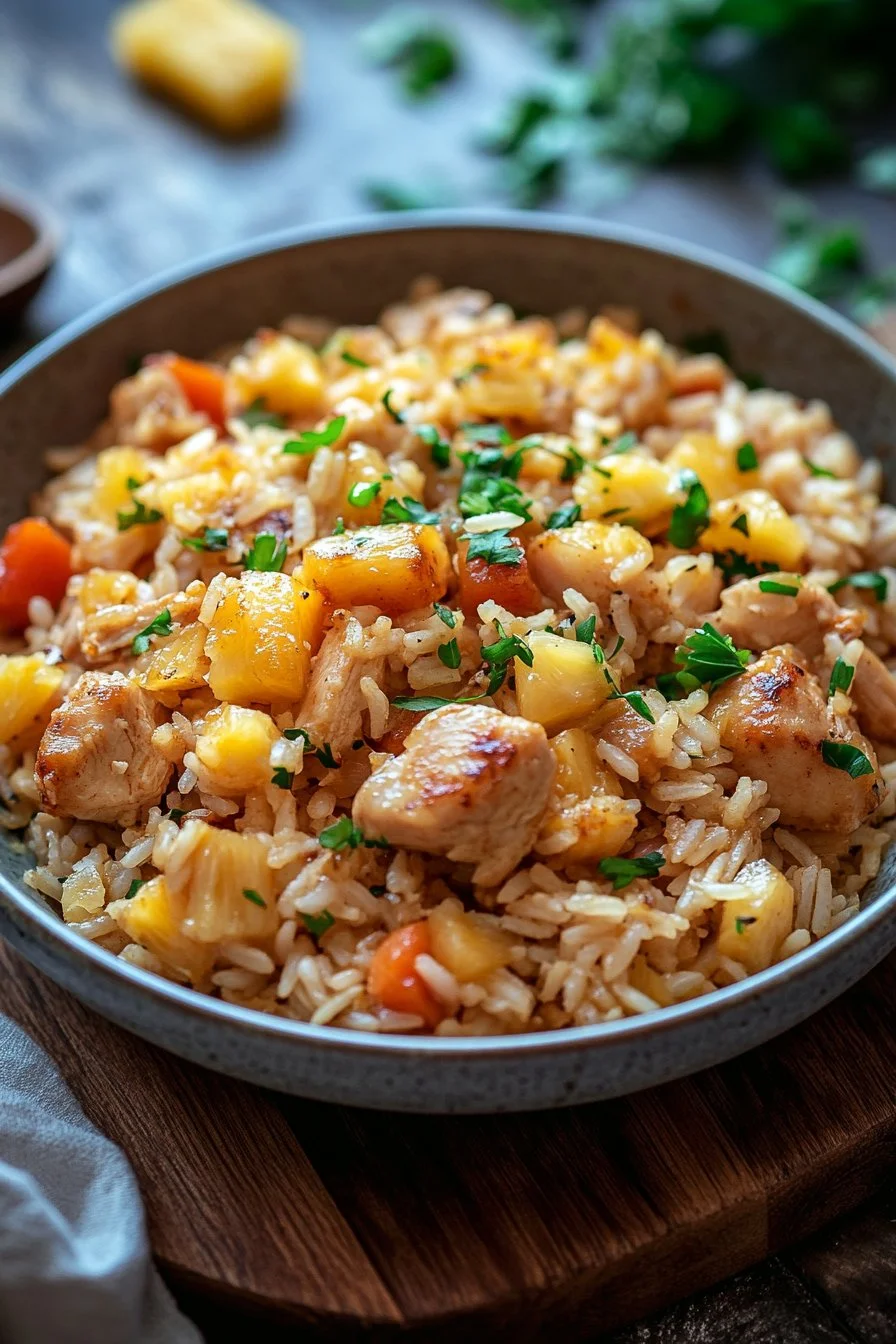 Pineapple Chicken and Rice