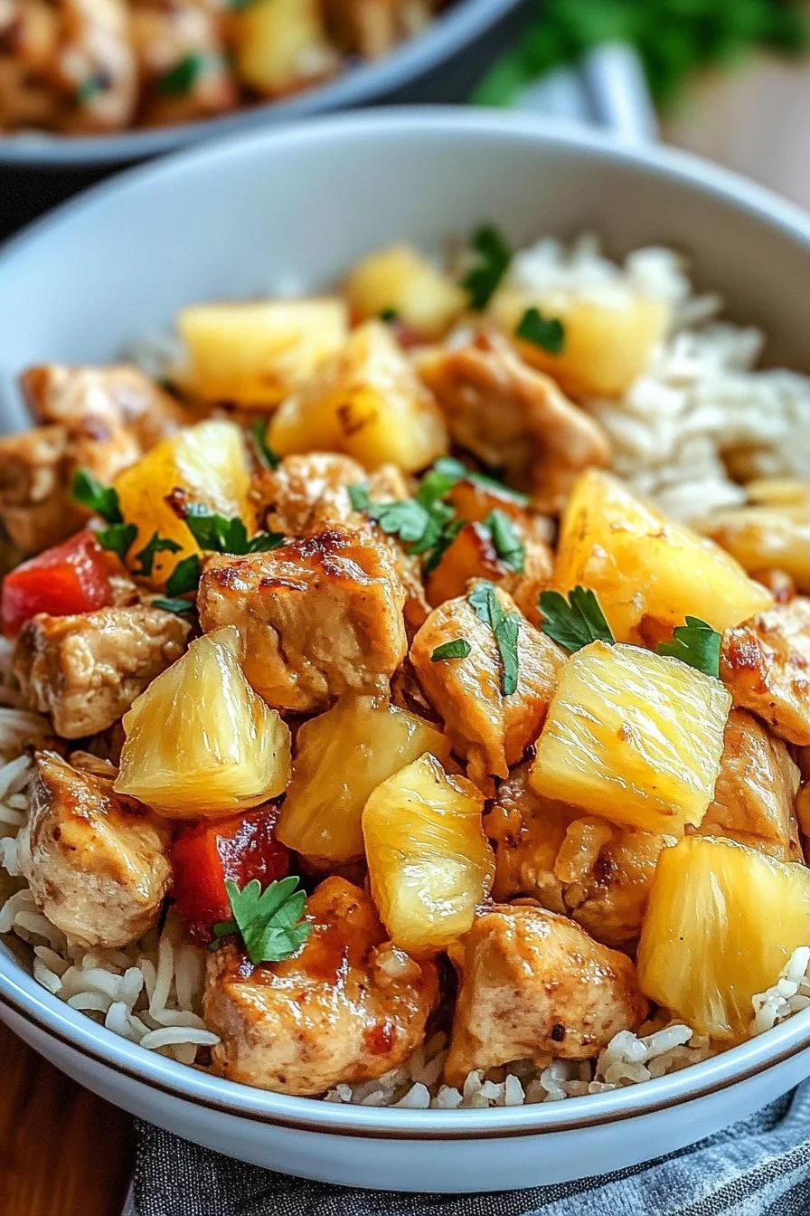 Pineapple Chicken and Rice Recipe