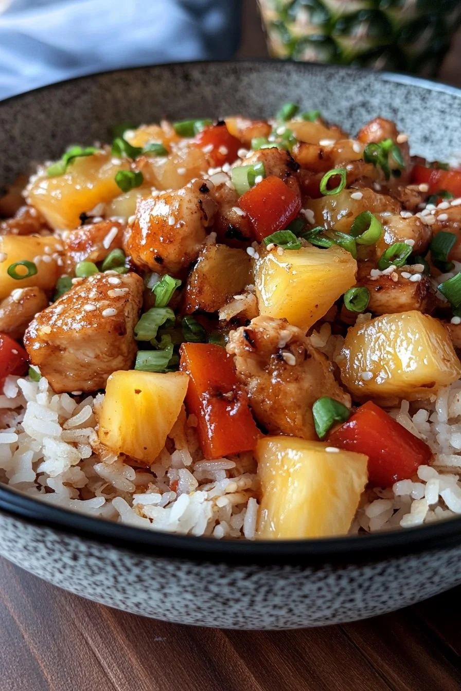 Pineapple Chicken Rice