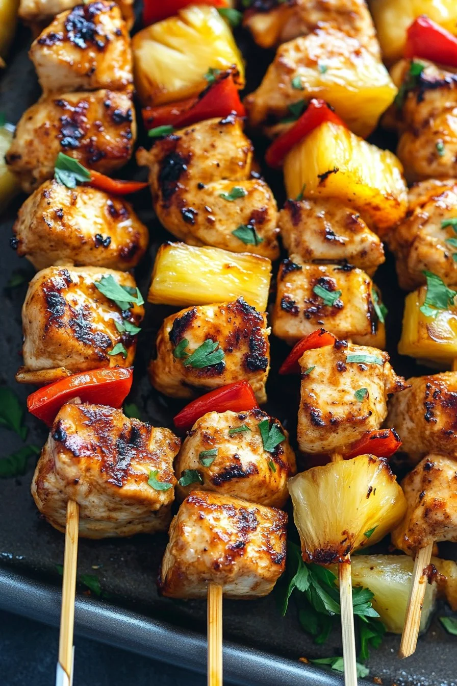 Pineapple Chicken Skewers