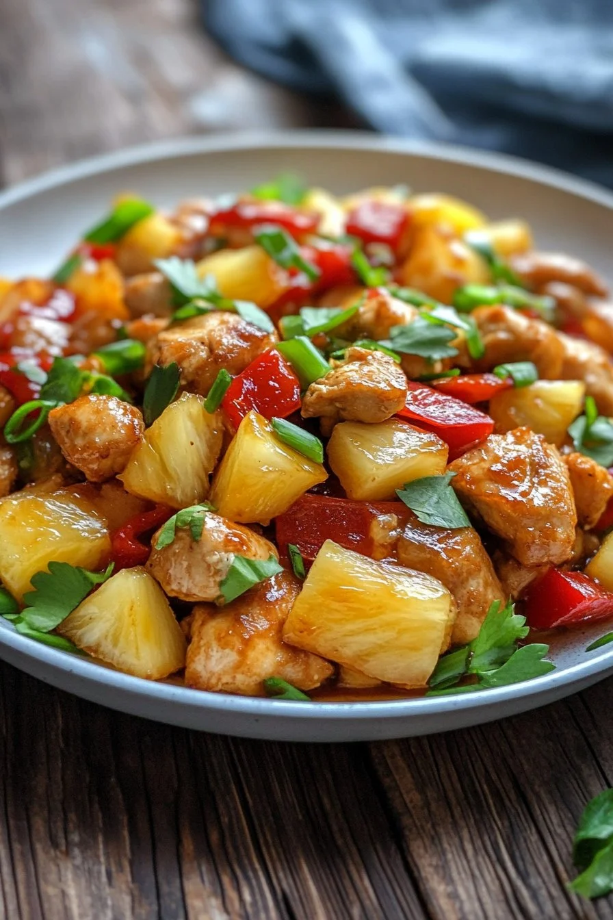 Pineapple Chicken Stir Fry