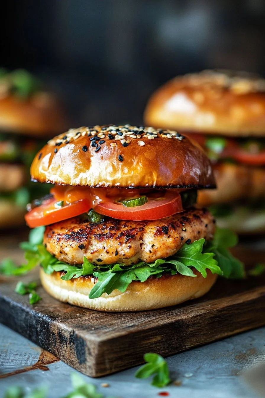 Ranch Ground Chicken Burger