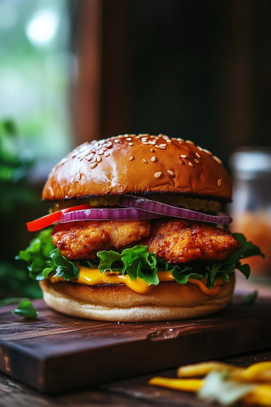 Smash Chicken Burger