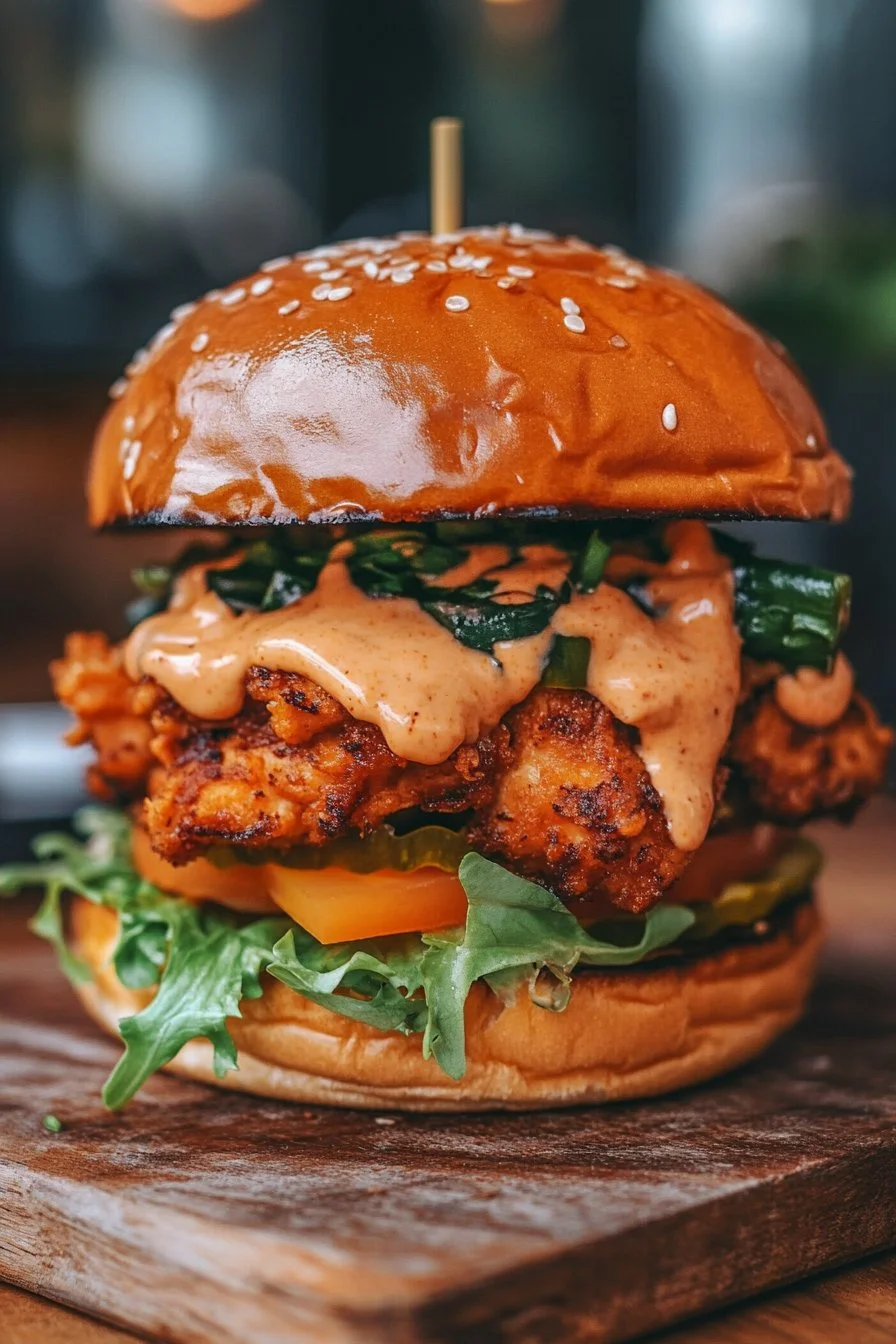 Spicy Chipotle Chicken Burger