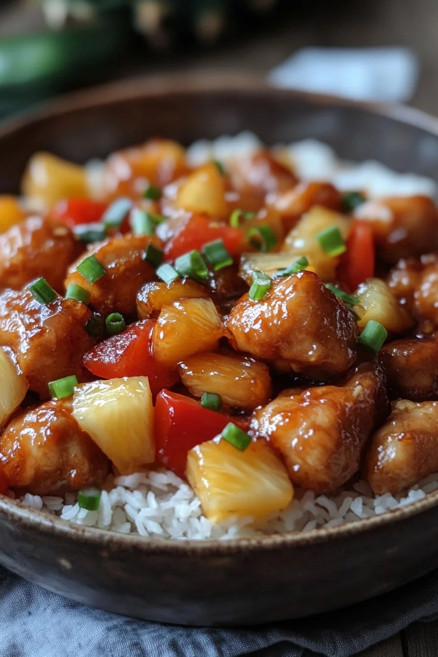Sweet and Sour Pineapple Chicken