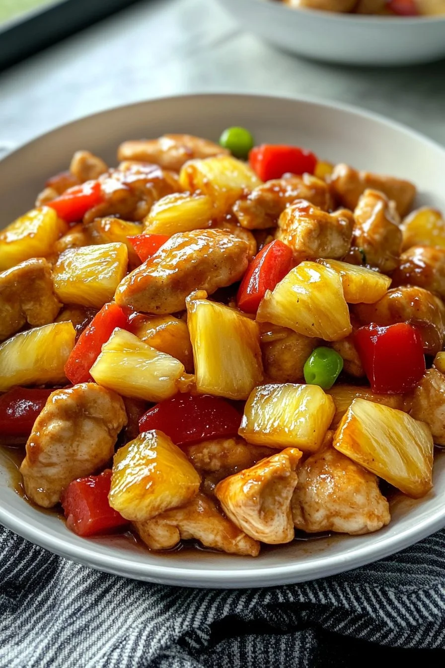 Sweet and Sour Pineapple Chicken Stir-Fry
