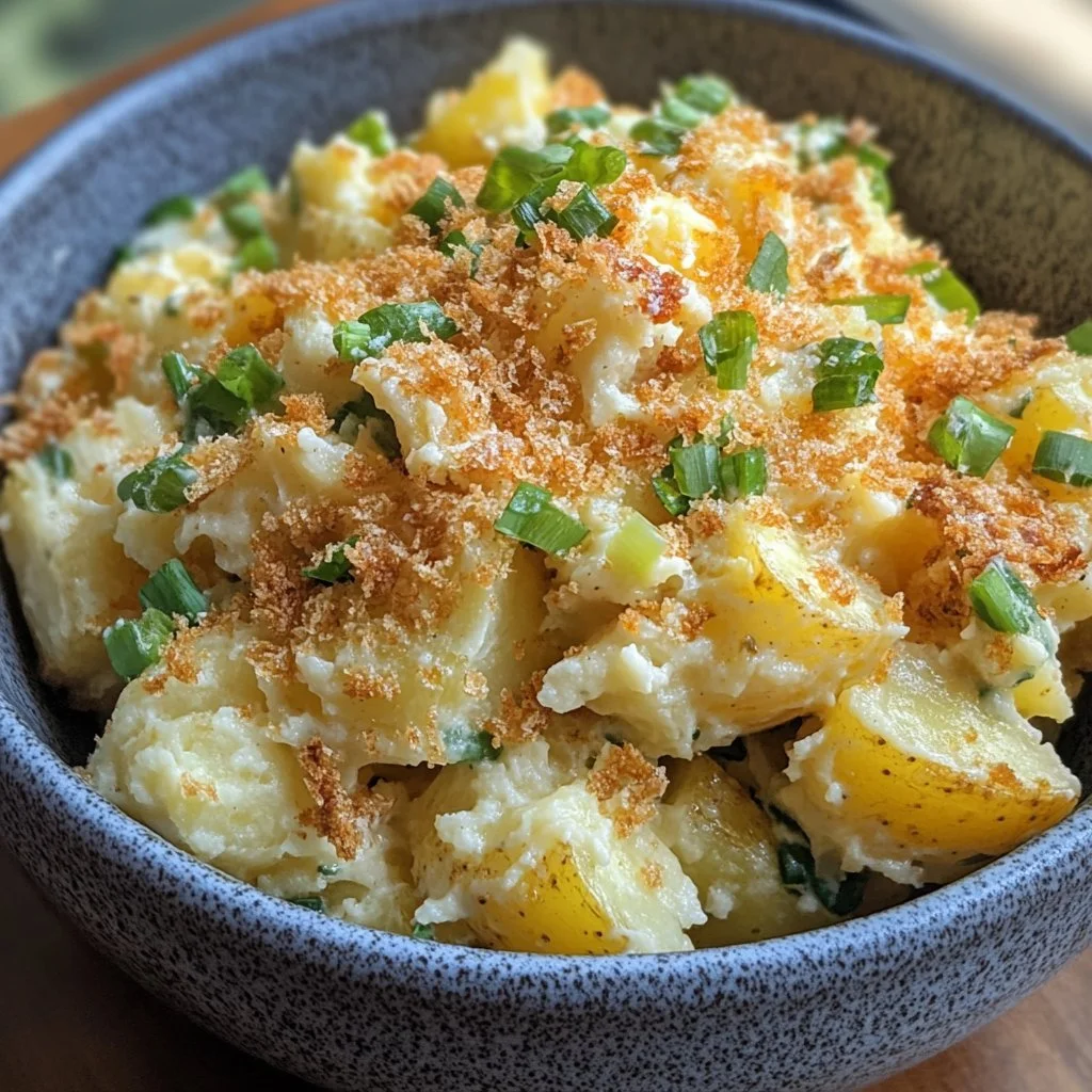 Crispy Smashed Potato Salad