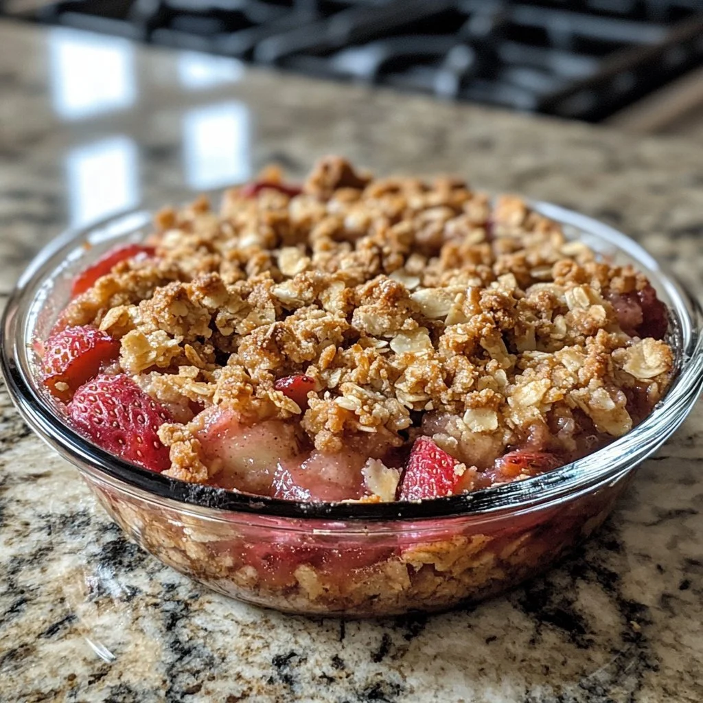 Strawberry Rhubarb Crisp