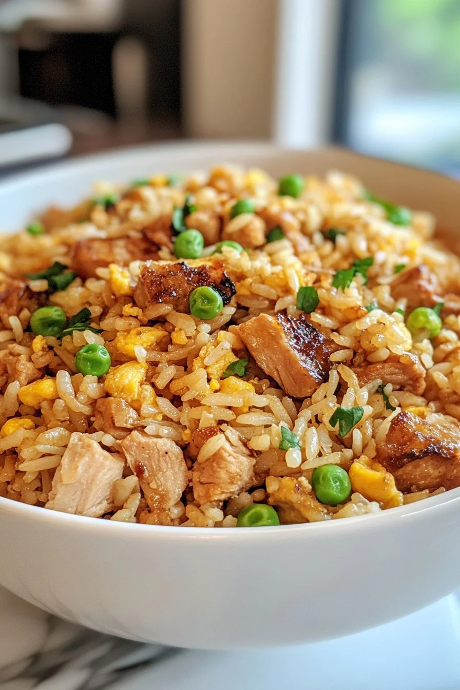 BBQ Chicken Fried Rice