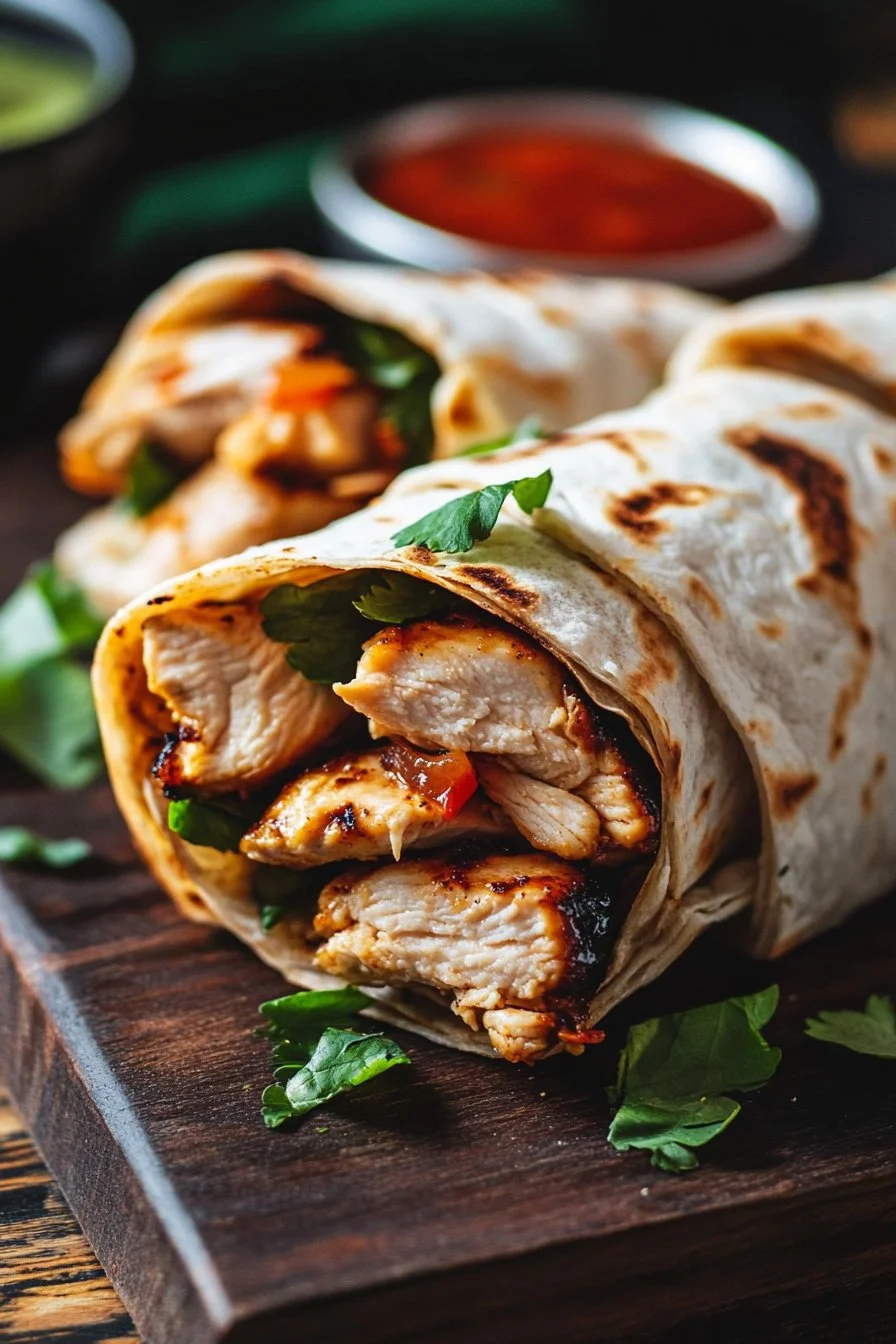 Best Grilled Chicken Wraps