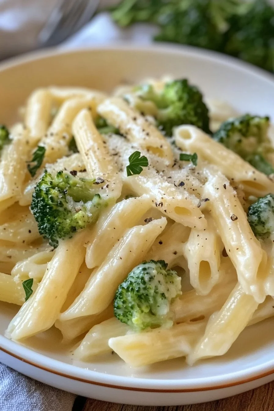 Boursin Cheese Pasta with Broccoli