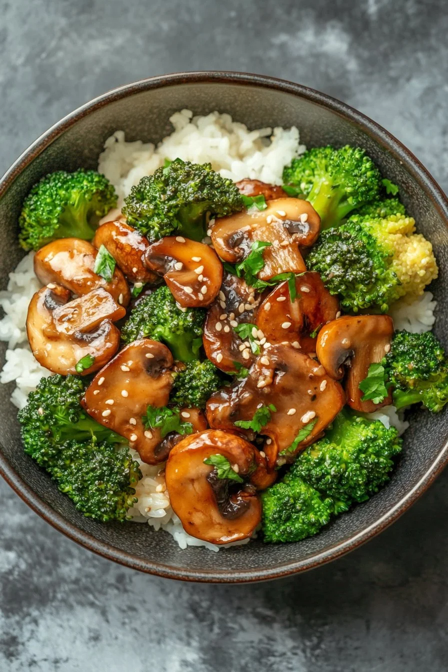 Broccoli and Mushroom Stir Fry