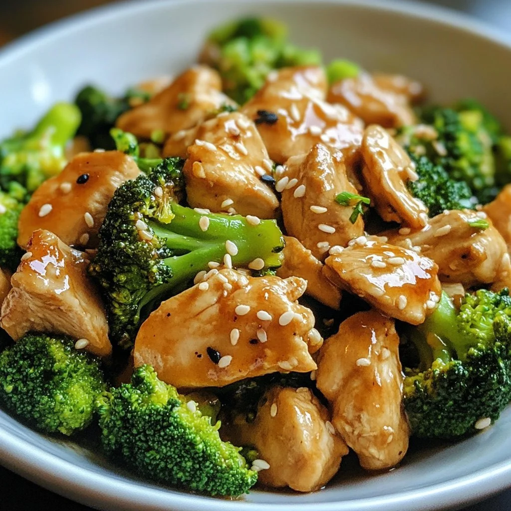 Chicken and Broccoli Stir-Fry with colorful vegetables in a frying pan