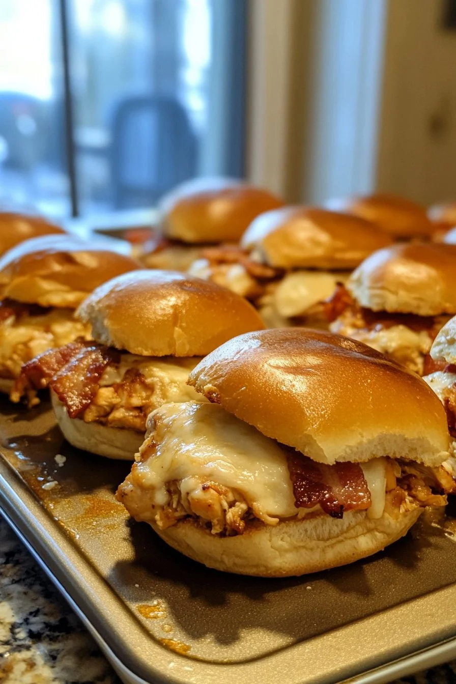 Chicken Bacon Ranch Sliders