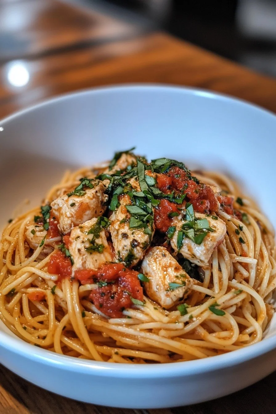 Chicken Bruschetta Pasta