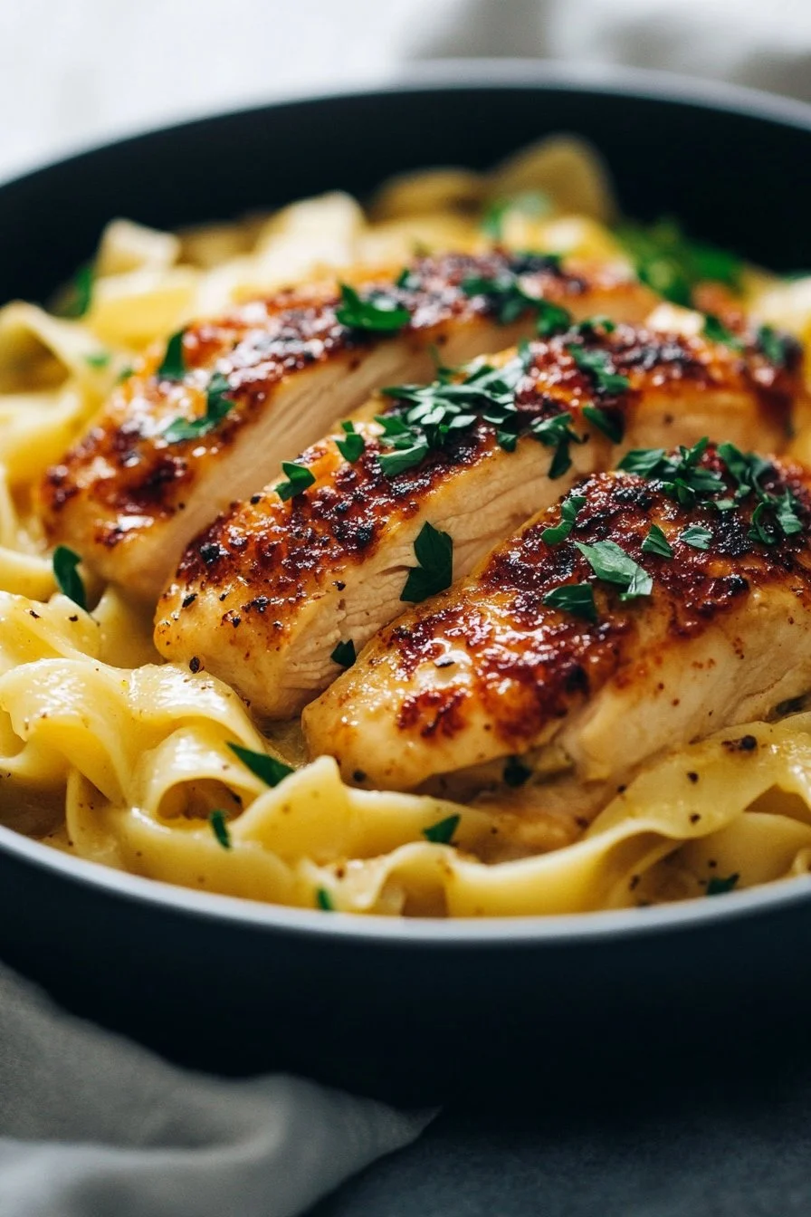Chicken with Buttered Noodles