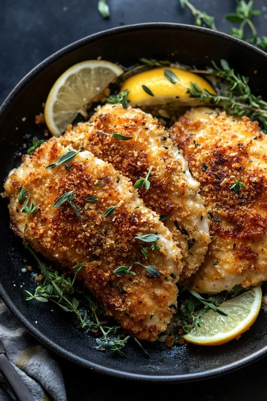 Copycat Longhorn Parmesan Crusted Chicken