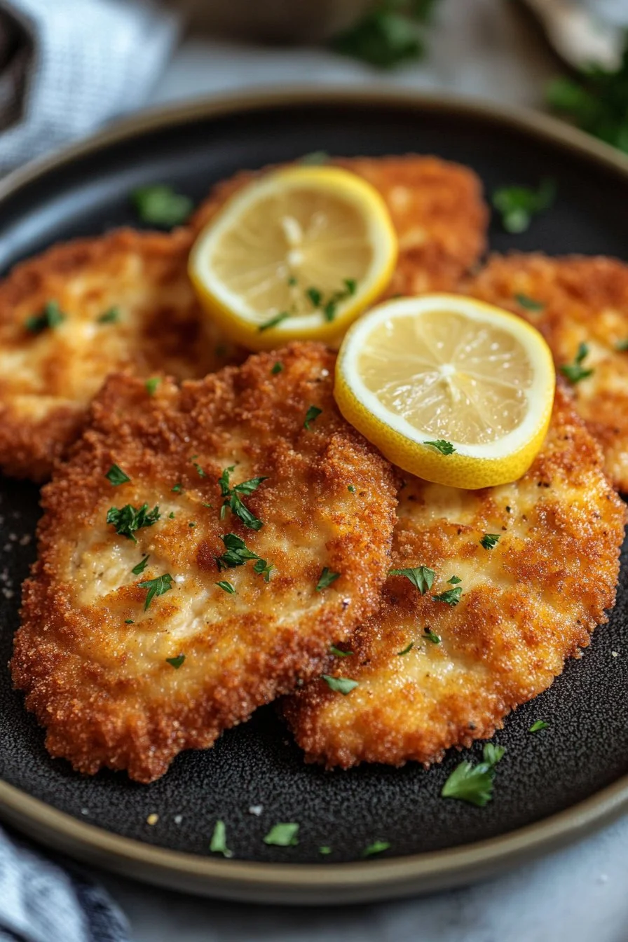 Creamy Chicken Schnitzel