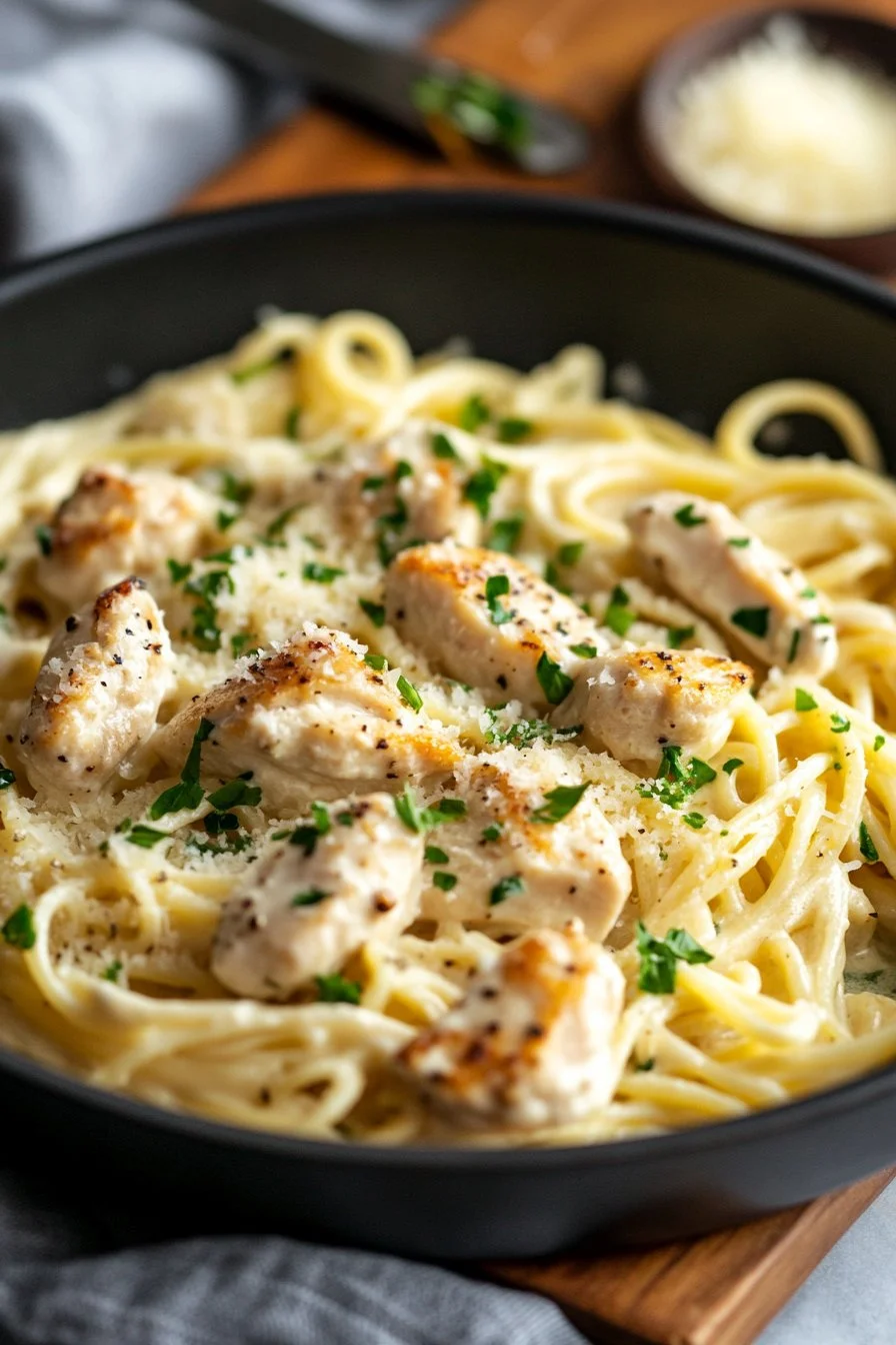 Creamy Garlic Parmesan Chicken Pasta