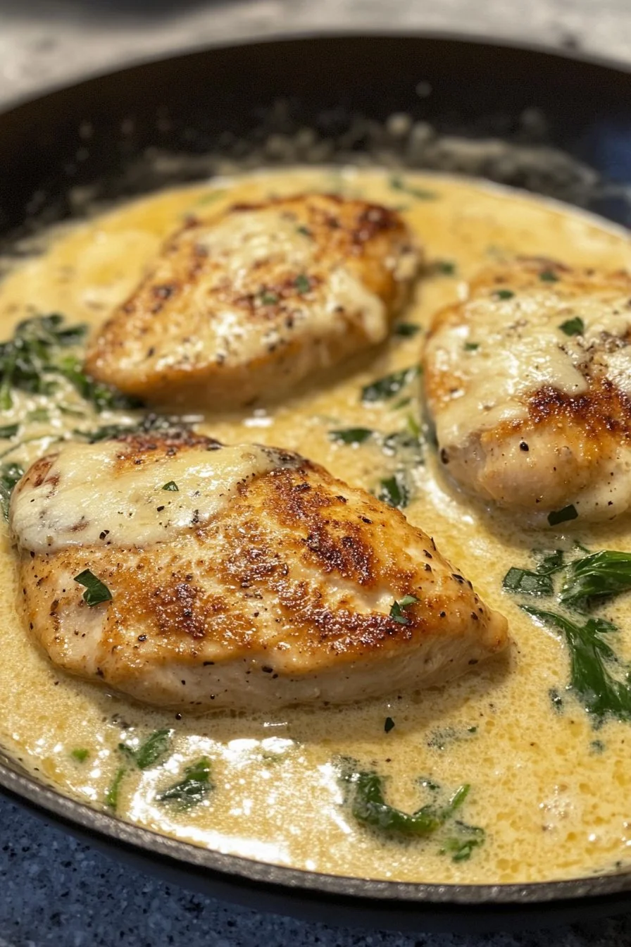 Creamy Parmesan Chicken 4 Creamy Parmesan Chicken