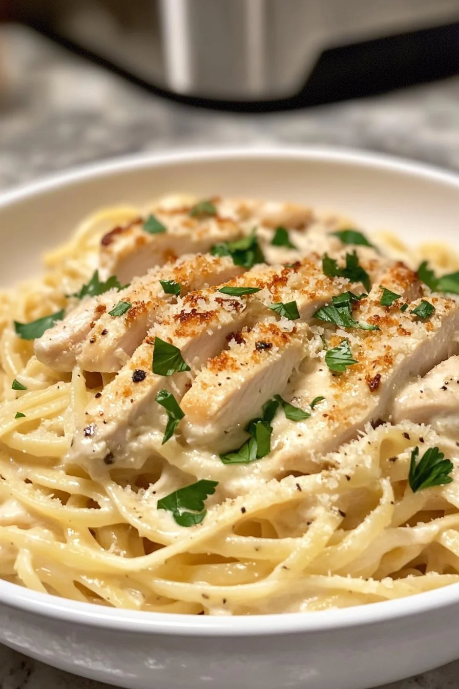 Creamy Rotisserie Chicken Pasta
